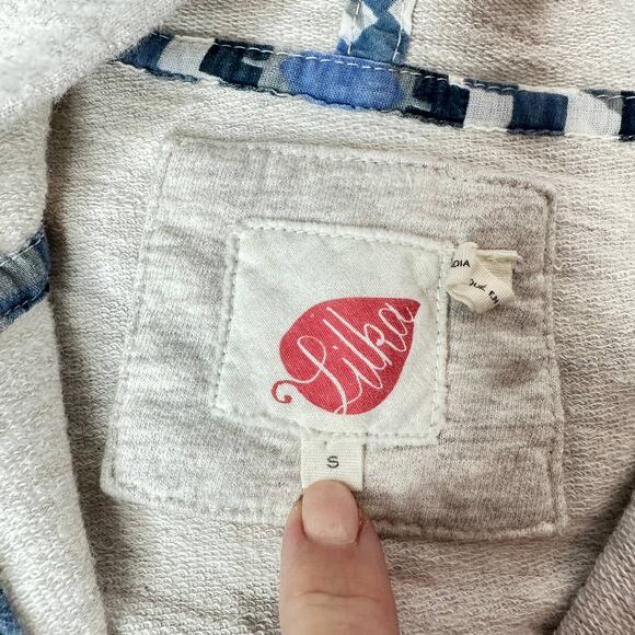 Anthropologie Lilka Embroidered Full Zip Jacket Women Small Peplum - Picture 3 of 11